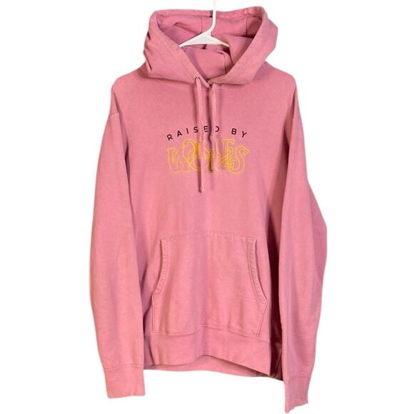 RAISED BY WOLVES Menthol Hoodie Mauve Men's Medium - Picture 2 of 7